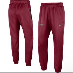Nike Dri-FIT Arkansas Razorbacks Men's Track Pants Red - Size S